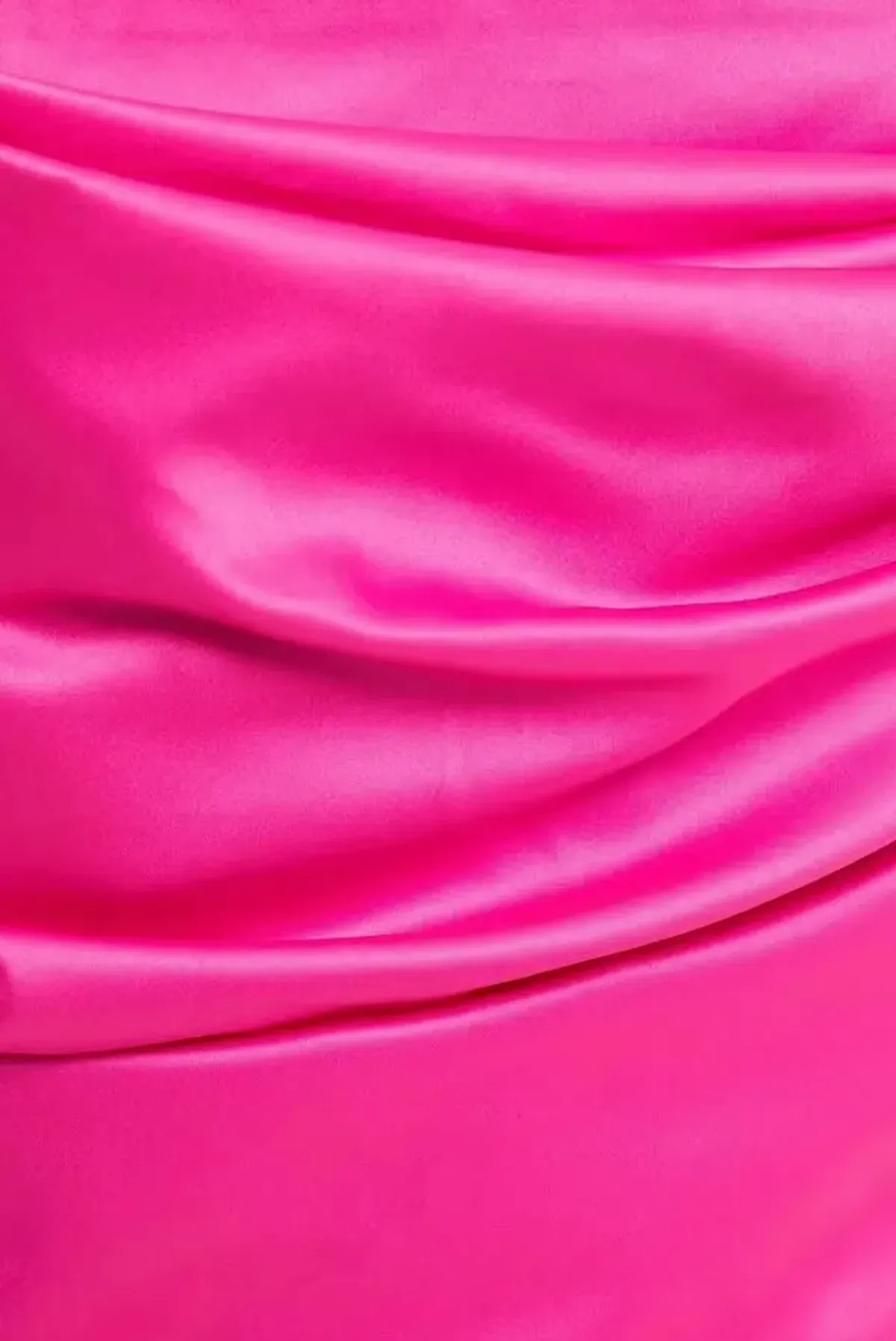 De La Vali Women's Frisco Silk Satin Dress Bright Pink Size 8 - Image 2