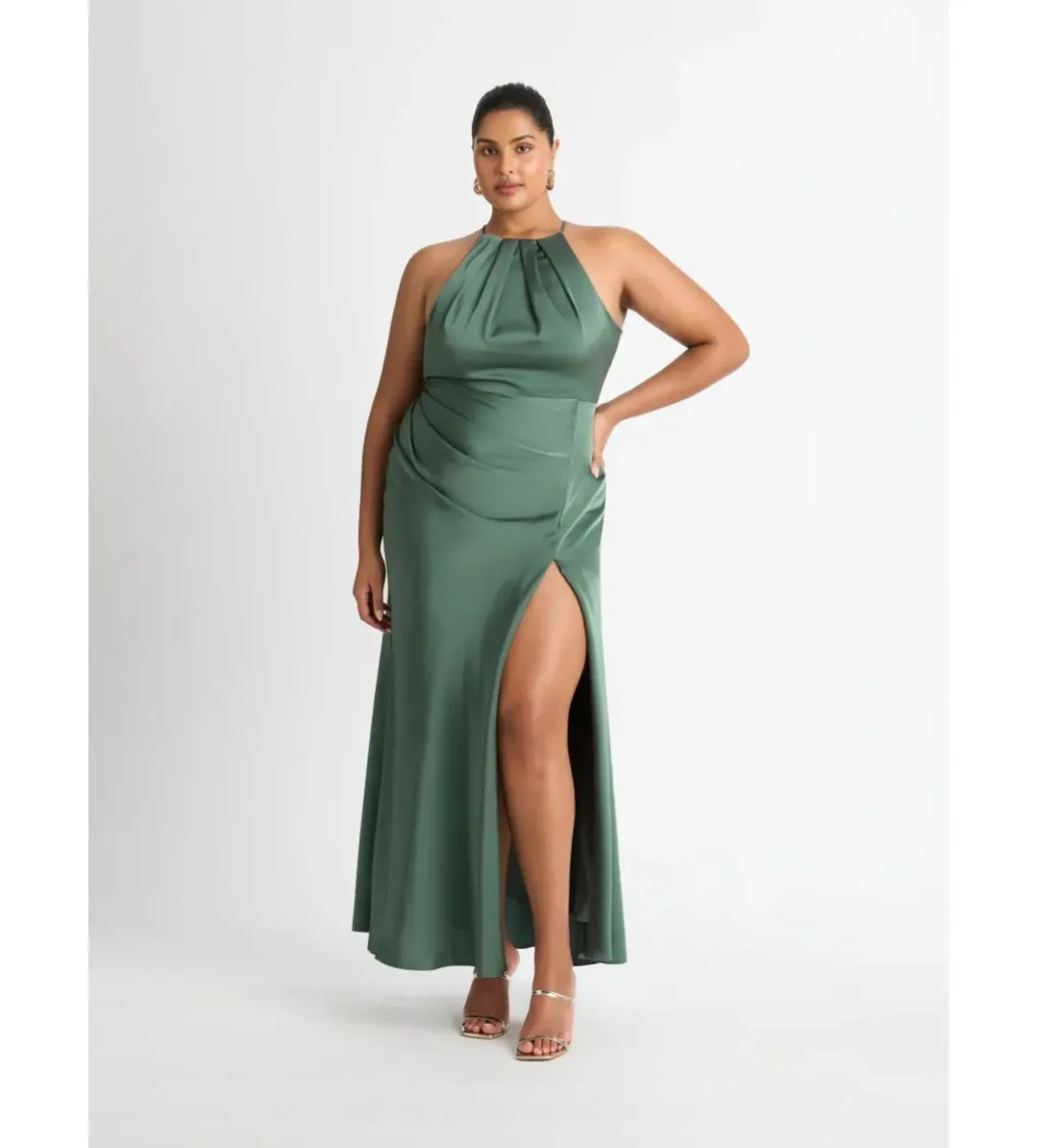 Sheike Paloma Maxi Dress Green Size AU 14 for rent on The Volte - main image