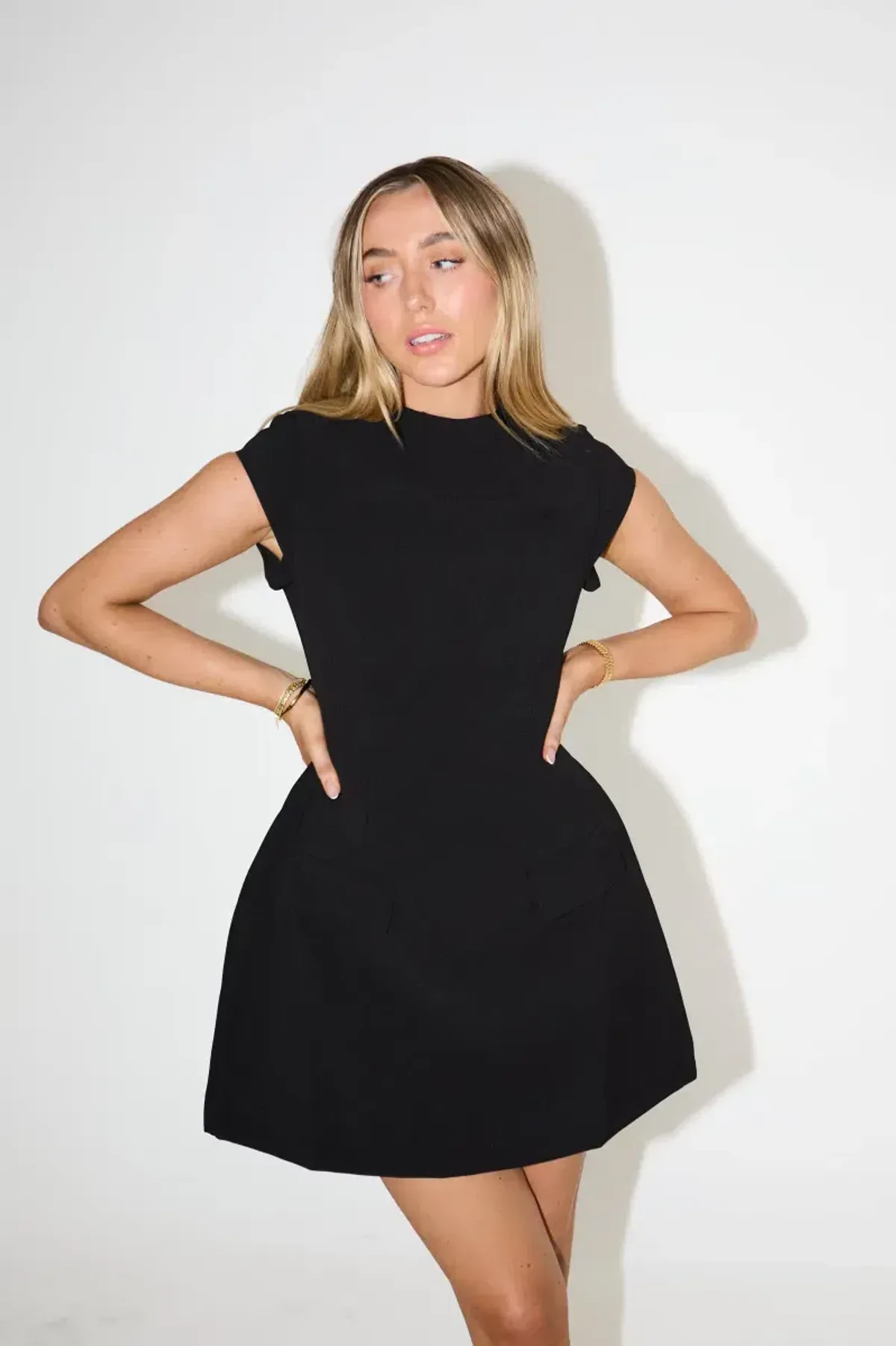Odd Muse The Ultimate Muse Cap Sleeve Mini Dress Black Size S / AU 8 - Image 2