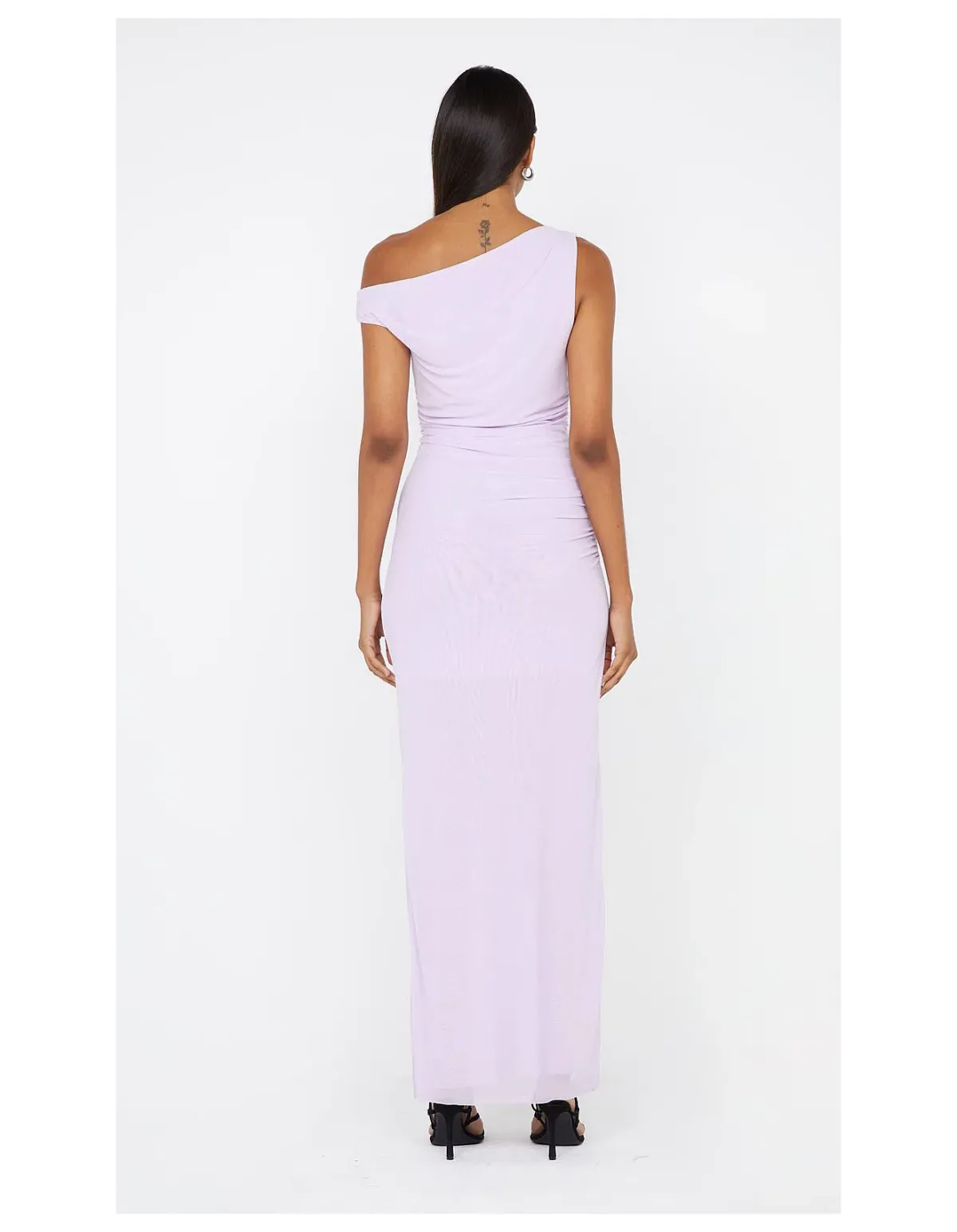 Bec & Bridge Sania Asym Dress Lilac Size 10 - Image 3