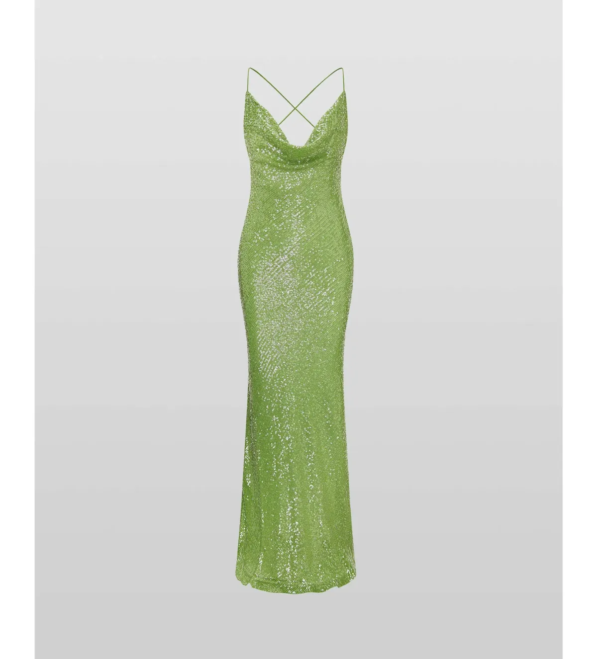 Rat & Boa Gaia Dress Green Sequin Size Small - Image 6