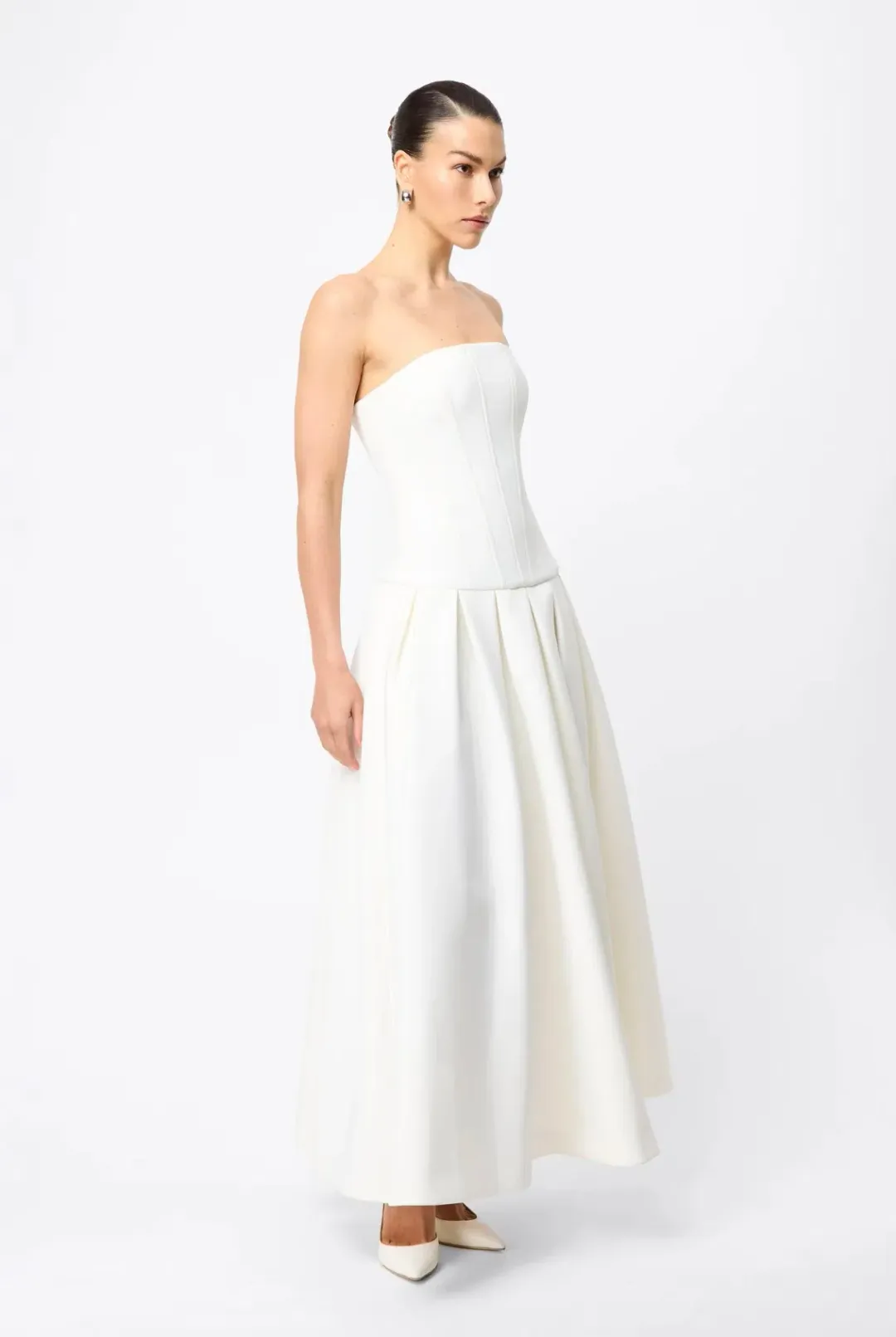 Mossman Enchant Maxi Dress White Size 8 for rent on The Volte - main image