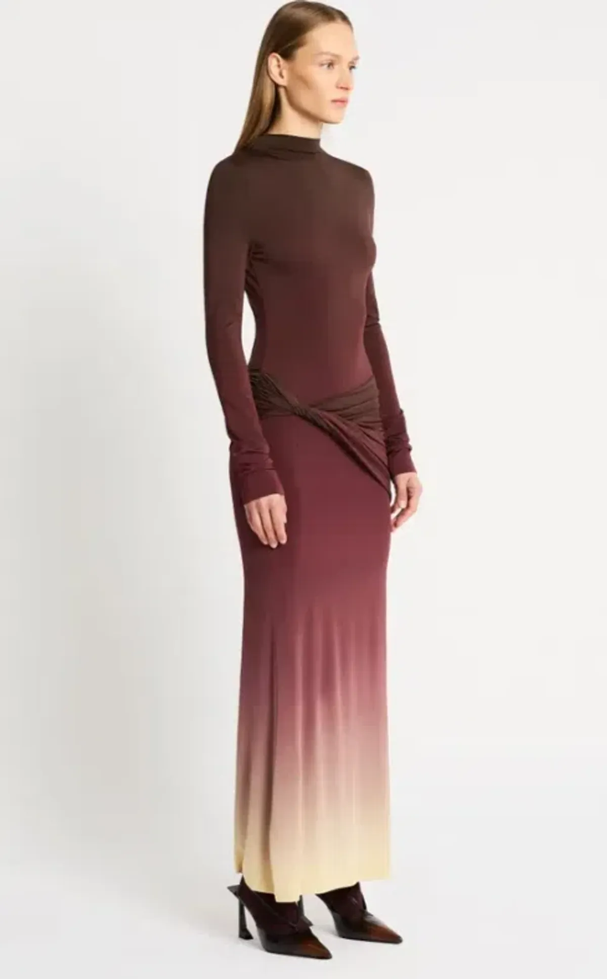 Sass & Bide Lifeform Jersey Maxi Dress Size 10 - Image 2