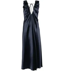 Acler Patterson Maxi Dress Navy Size 8 for rent on The Volte - image 5