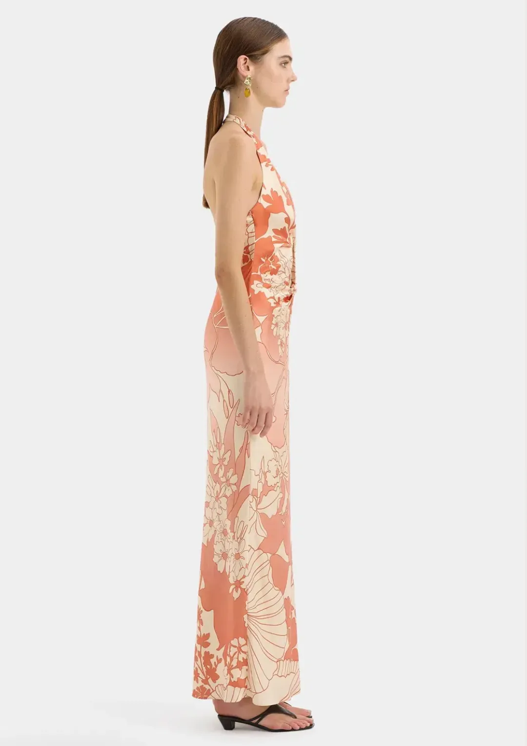 SIR Como Twist Maxi Dress Paradiso Print Size 10 for rent on The Volte - main image
