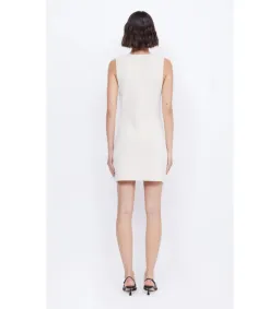 Bec & Bridge Ilora Knit Mini Dress Ivory Size 12 for rent on The Volte - image 3