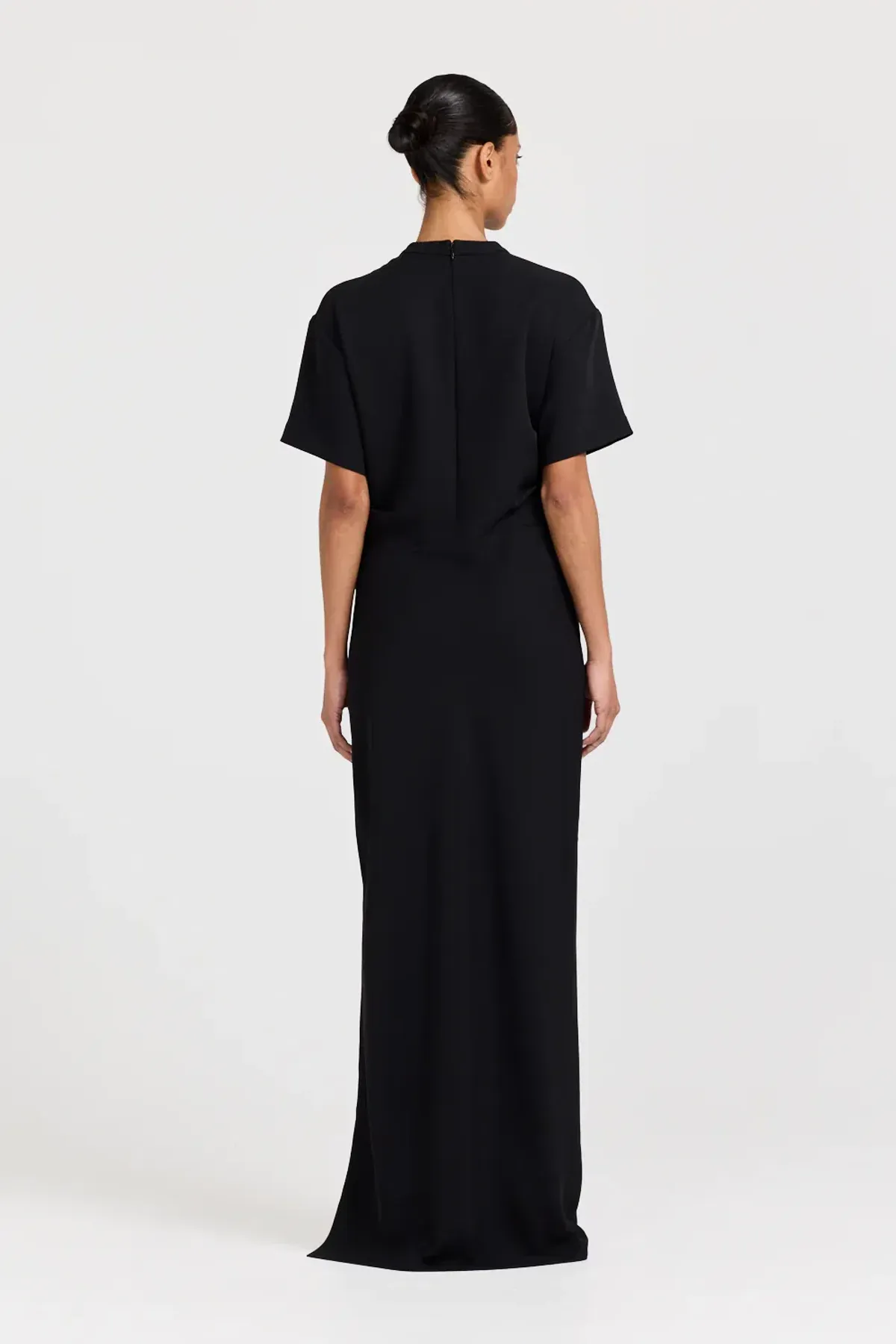 Henne Avila Dress Black Maxi Size 12 - Image 3
