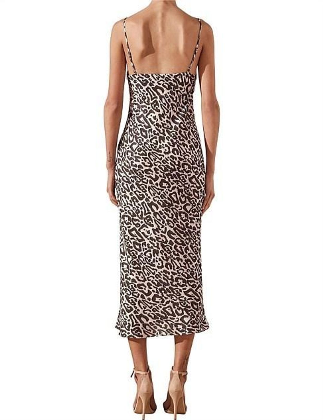 Shona Joy Isabella Cowl Slip Midi Dress Size 6 for rent on The Volte - main image
