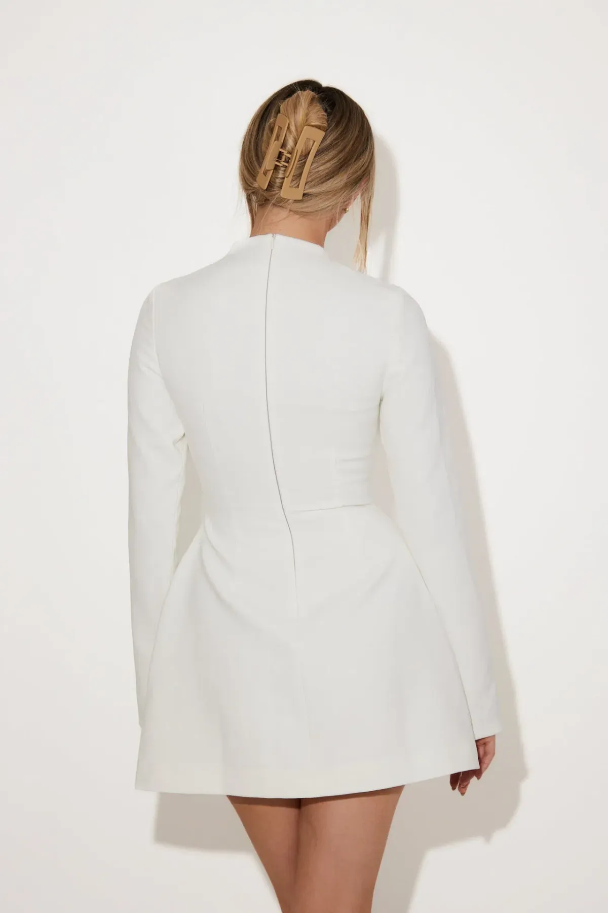 Odd Muse The Ultimate Muse Split Sleeve Mini Dress White Size M / AU 10 - Image 3