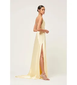 Michael Lo Sordo Bond 007 Paloma Dress Pale Yellow Size 6/XS for rent on The Volte - image 2