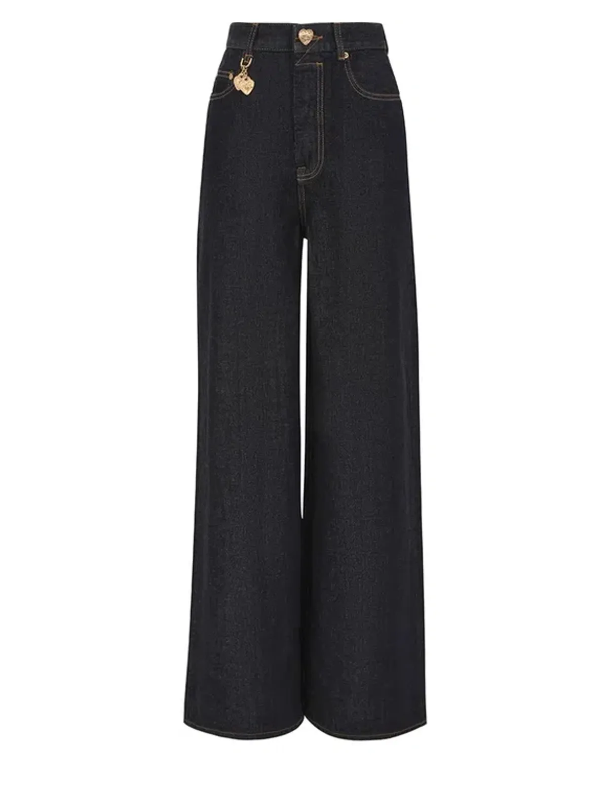 ZIMMERMANN CRUSH STRAIGHT JEAN BLUE SIZE 10 - Image 3