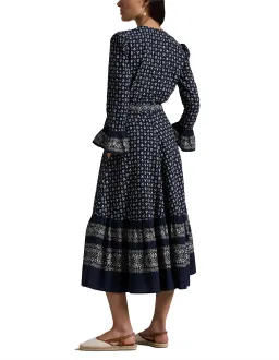 Polo Ralph Lauren Floral Print Wrap Dress Size AU 4 for rent on The Volte - image 2