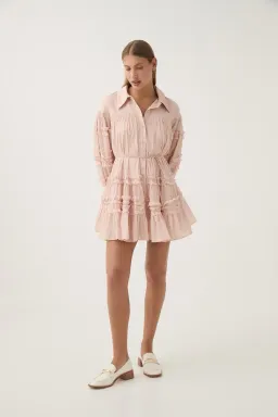 Aje Pastiche Tiered Mini Dress AU 8 for rent on The Volte - image 1