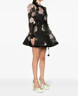 Zimmermann The Natura Lift off Mini Dress Size 0 / AU 8 for rent on The Volte - image 2
