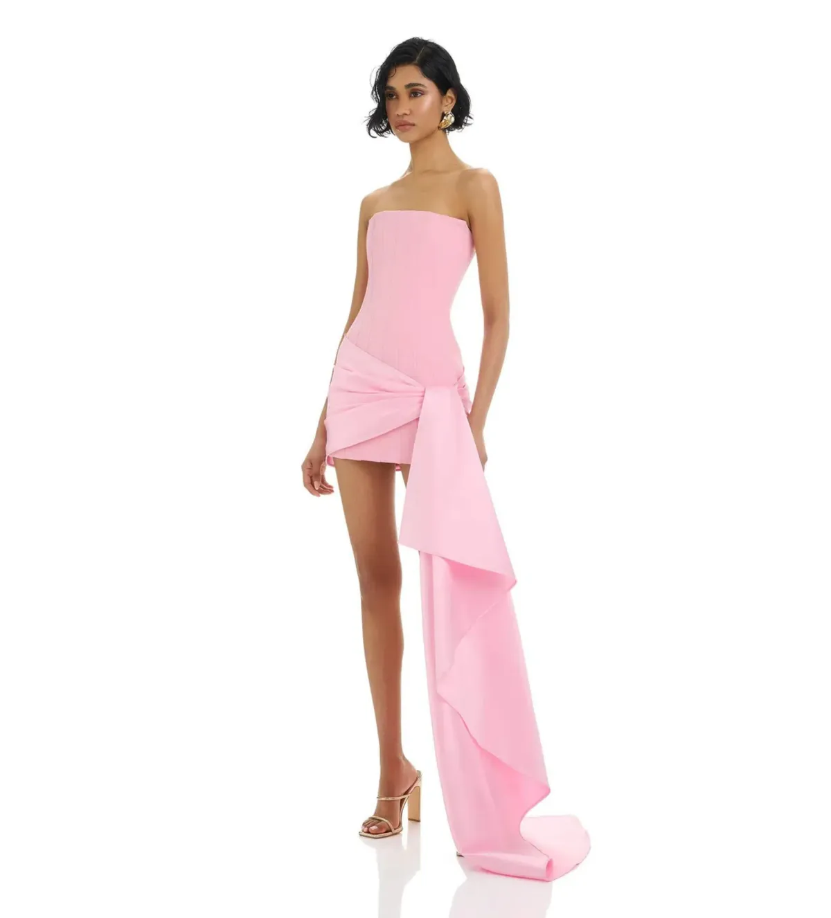 Eliya The Label Midina MIni Dress Pink Size AU 6 - Image 4