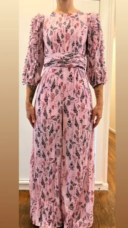 Joslin Jumpsuit Paisley Pink Size AU 10 for rent on The Volte - image 2
