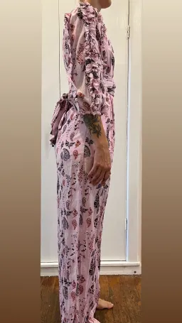 Joslin Jumpsuit Paisley Pink Size AU 10 for rent on The Volte - image 4