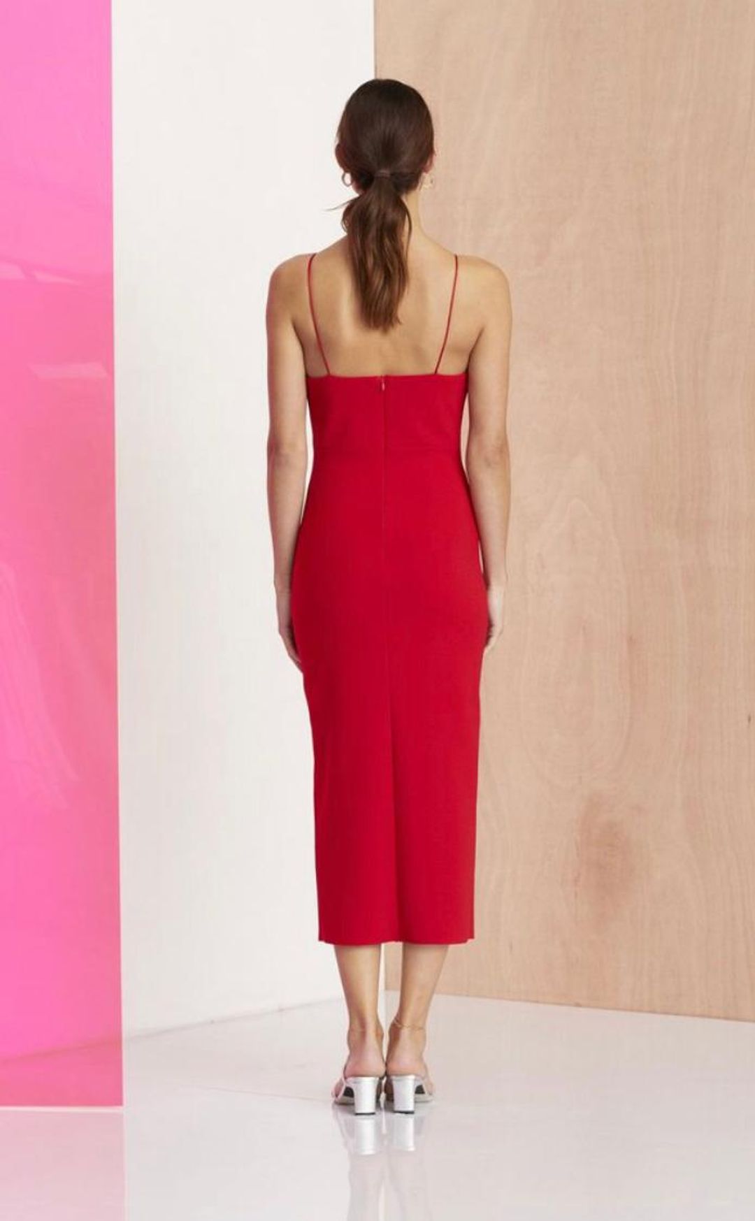 Bec and Bridge C’est Magnifique Split Dress Red for rent on The Volte - main image