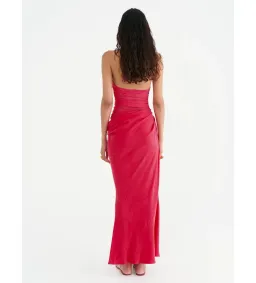 Benni Gina Maxi Dress in Watermelon Size AU 6 for rent on The Volte - image 3