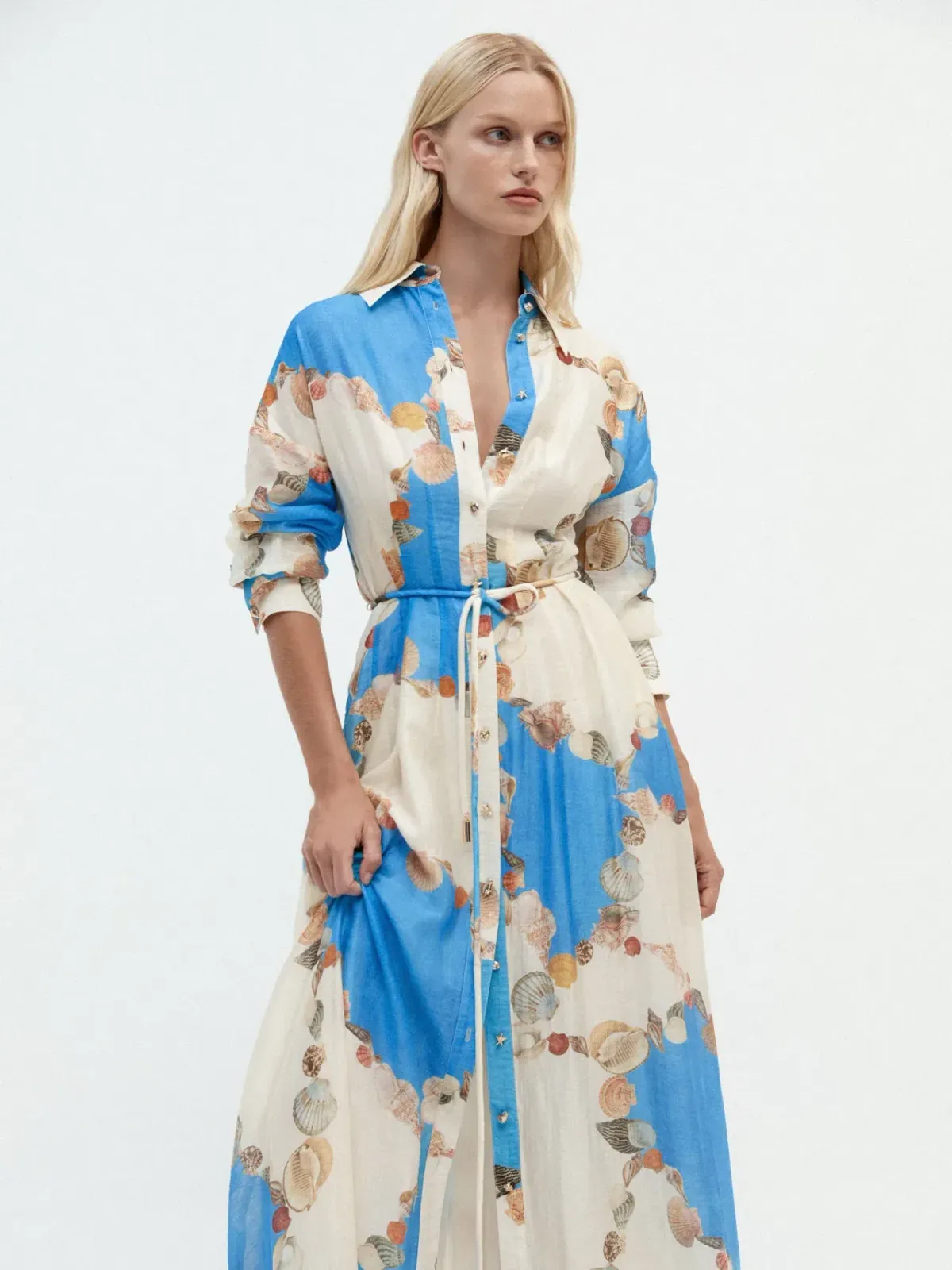 Sheike Seaside Maxi Dress Abstract Print Size AU 18 - Image 4