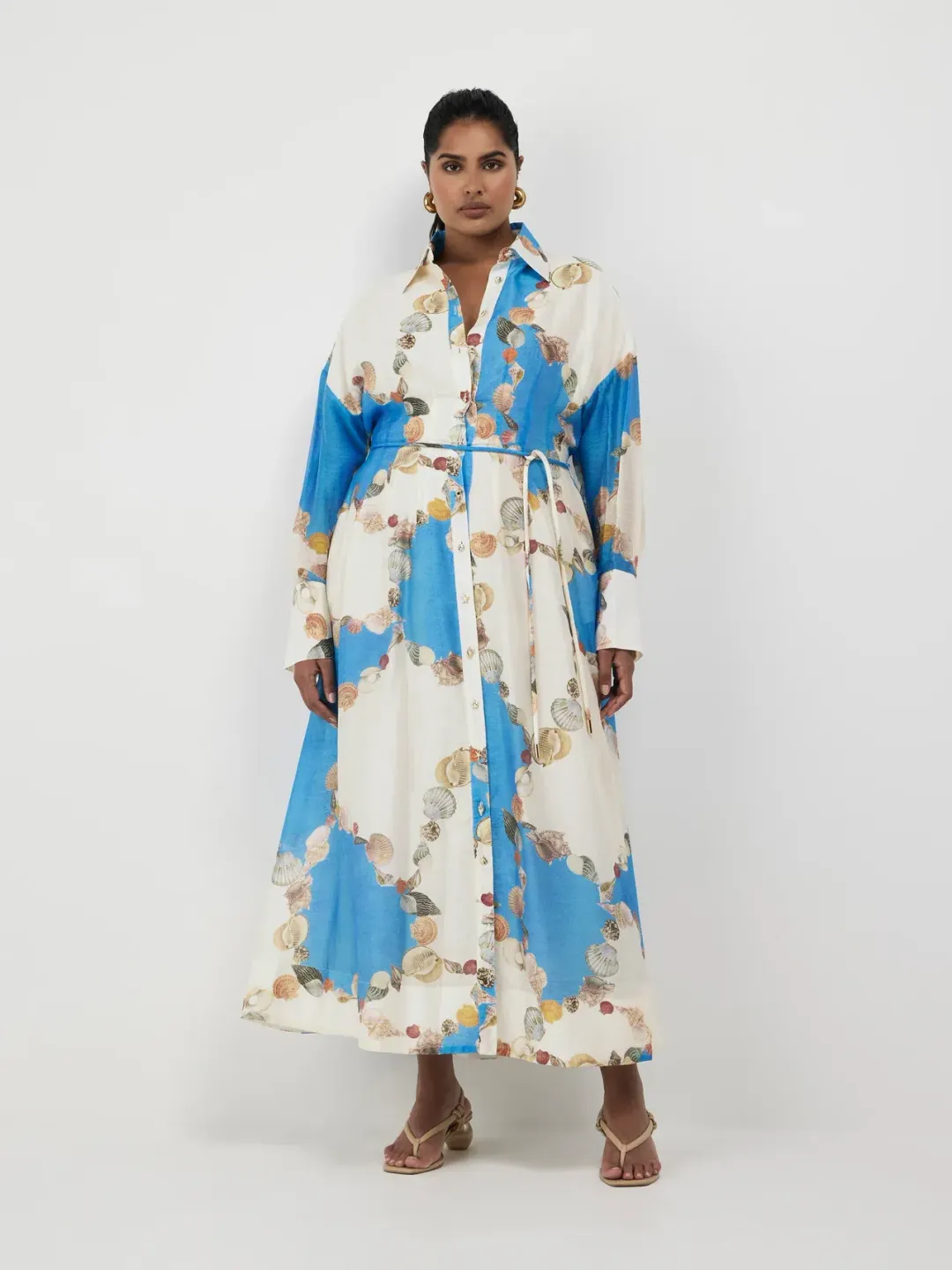 Sheike Seaside Maxi Dress Abstract Print Size AU 18 for rent on The Volte - main image