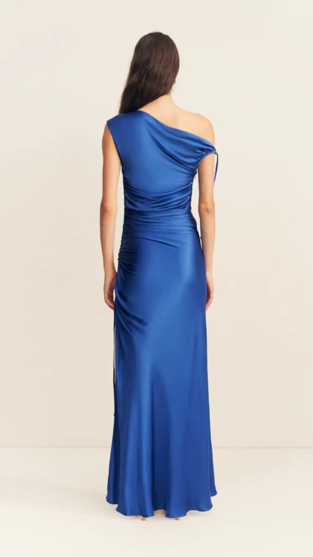 Shona Joy - Tatum Gathered Maxi Dress In Ultramarine - Size 10 for rent on The Volte - main image