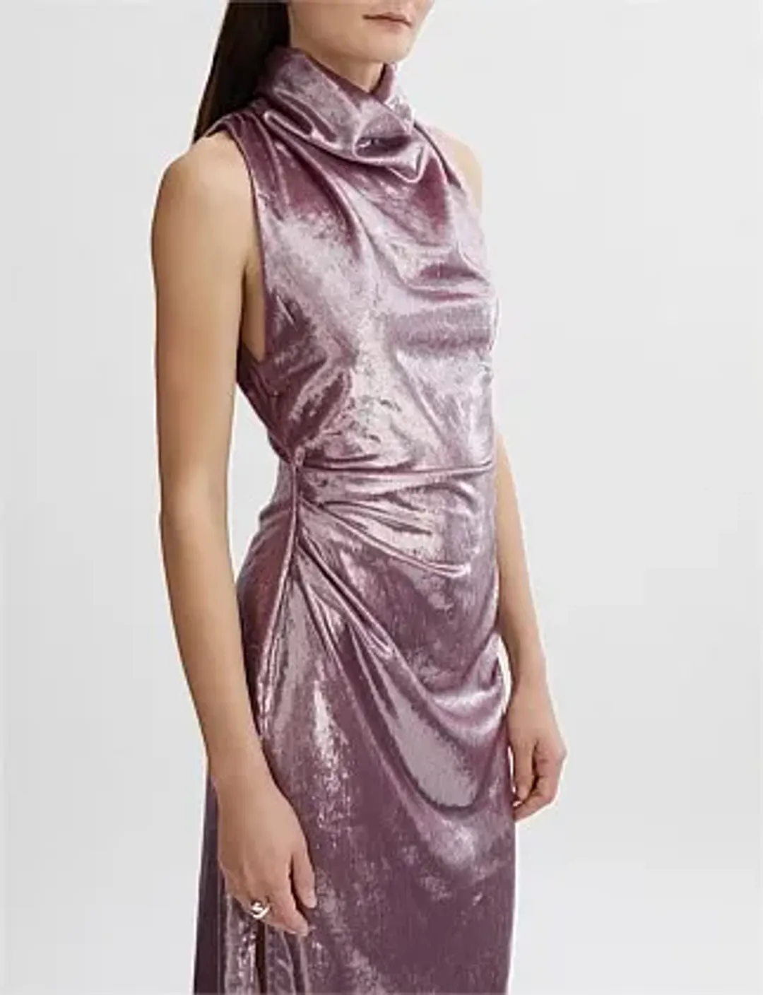 Willow Nara Maxi Dress Lilac Size AU 8 for rent on The Volte - main image