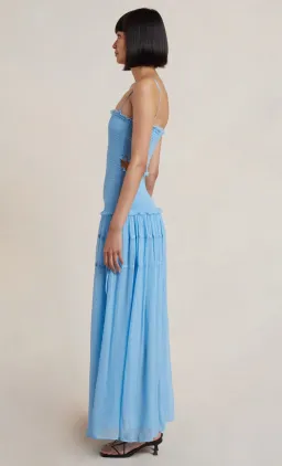 Bec and Bridge Charlotte Cut Out Maxi Dress Blue Size 8 for rent on The Volte - image 2