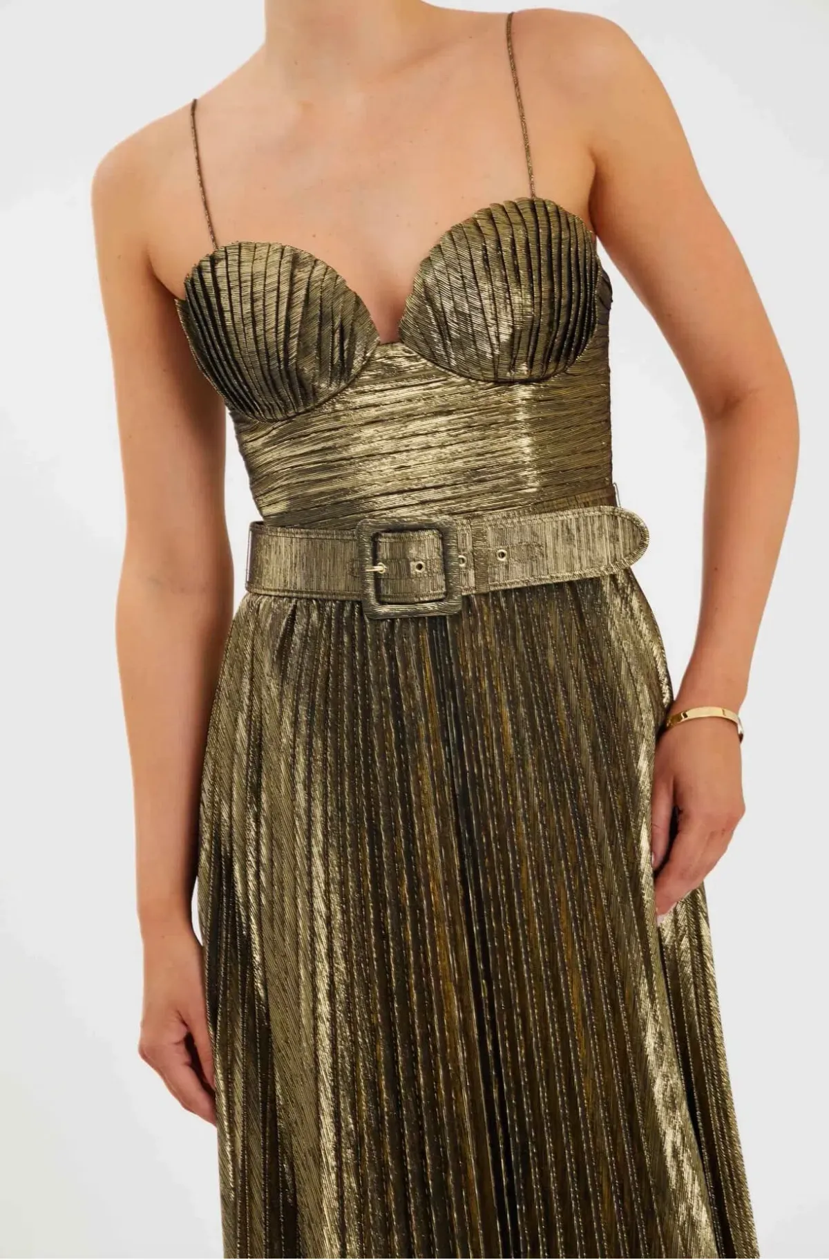 Rebecca Vallance Josie Gown in Metallic Size 8 - Image 4