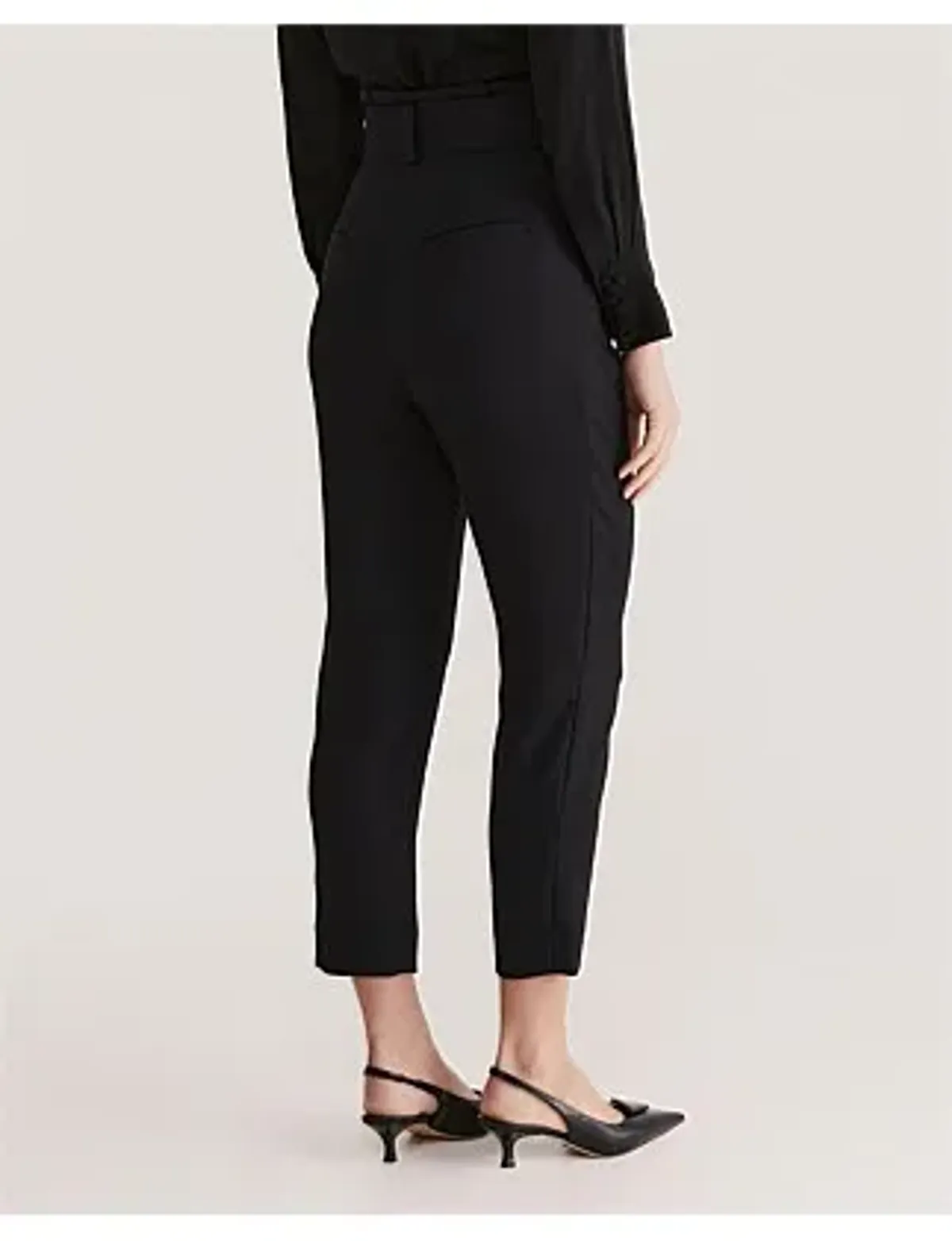 Saba Dharma Belted Slim Pants in Black Size AU 4 - Image 9