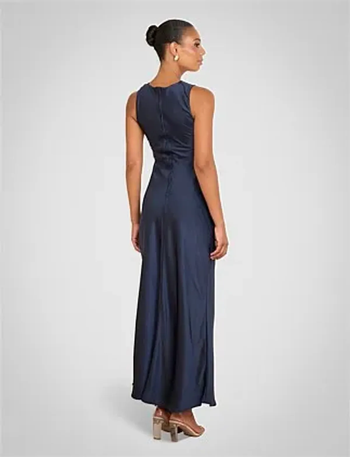 Pilgrim Gita Boat Neck Dress In Navy Size AU 10 - Image 3