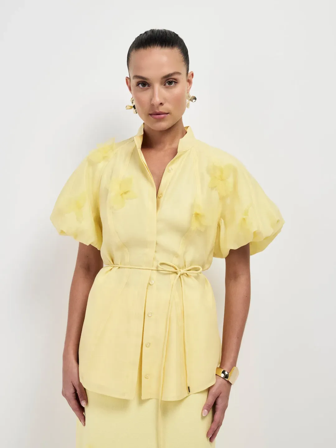 Sheike Rose Garden Shirt and Skirt Set Size 8 for rent on The Volte - main image