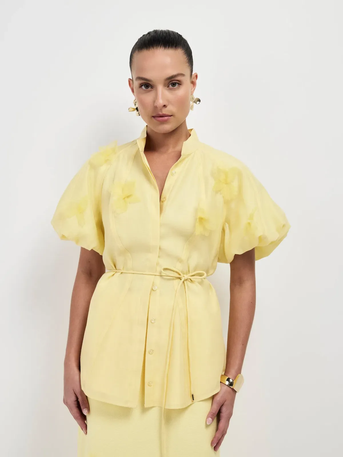 Sheike Rose Garden Shirt and Skirt Set Size 8 - Image 2