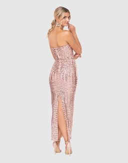 Pilgrim Mandalay Gown, Rose Gold size 8 for rent on The Volte - image 4