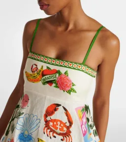 Alemais Paradiso Sundress Multi Print Size 8 for rent on The Volte - image 3