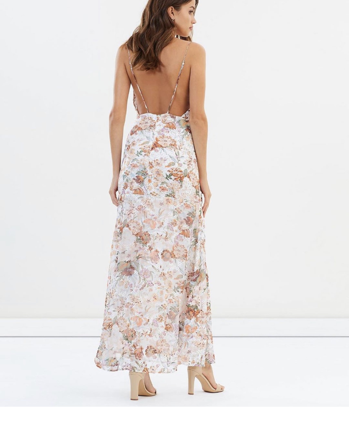 Winona Tigerlily Cowl Maxi Dress Print Size 8 - Image 2