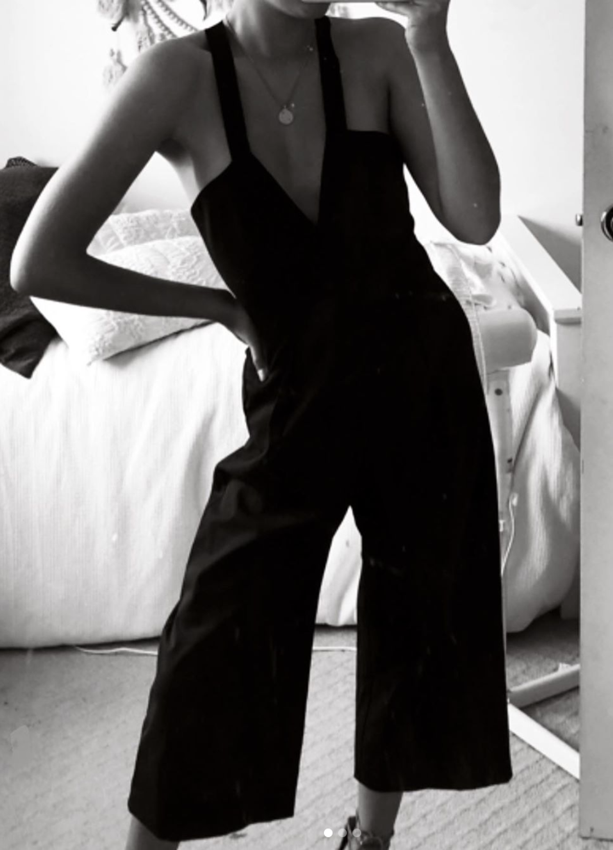 Dion Lee Tux Playsuit Black Size 2 - Image 2