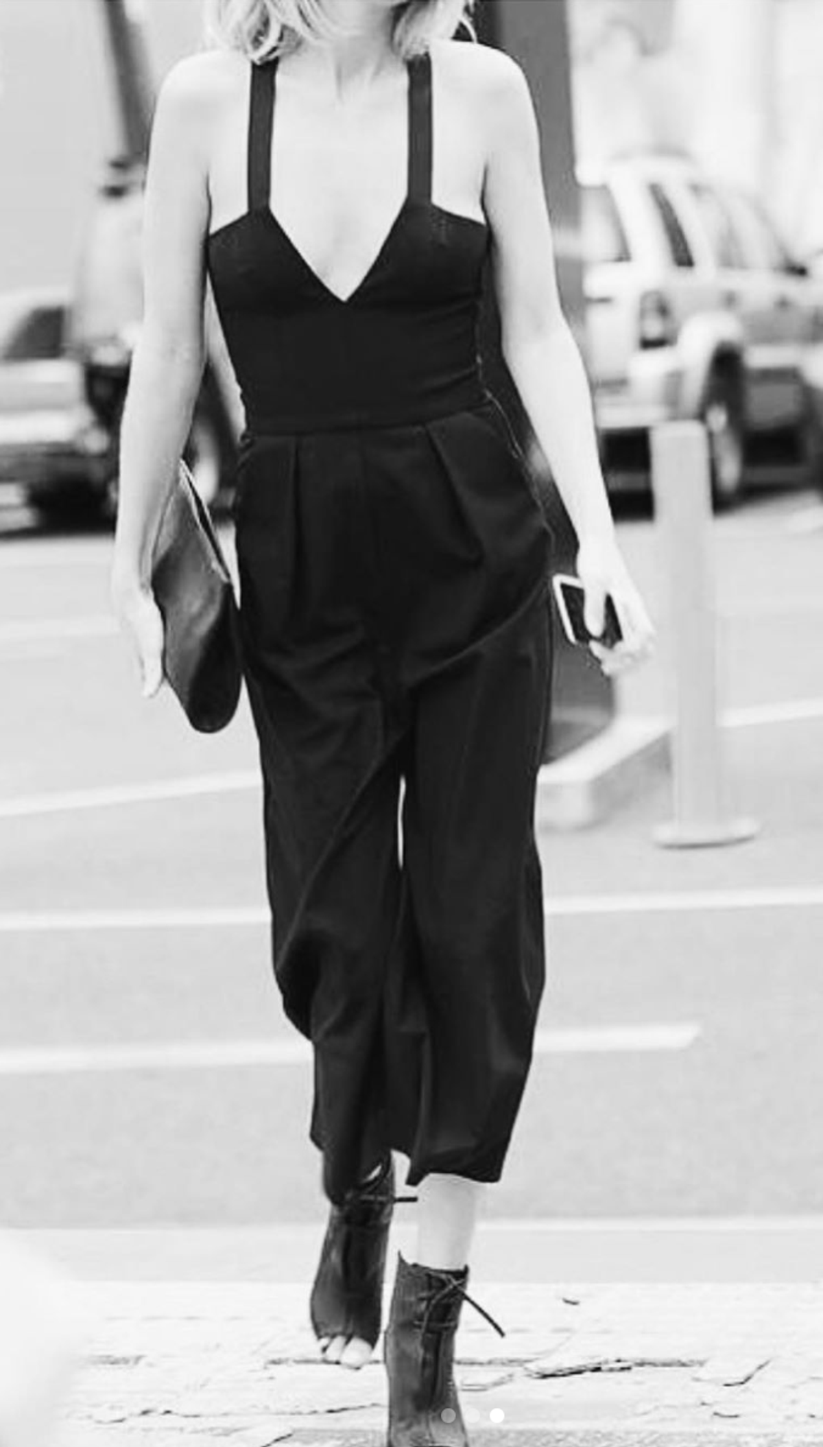 Dion Lee Tux Playsuit Black Size 2 - Image 4
