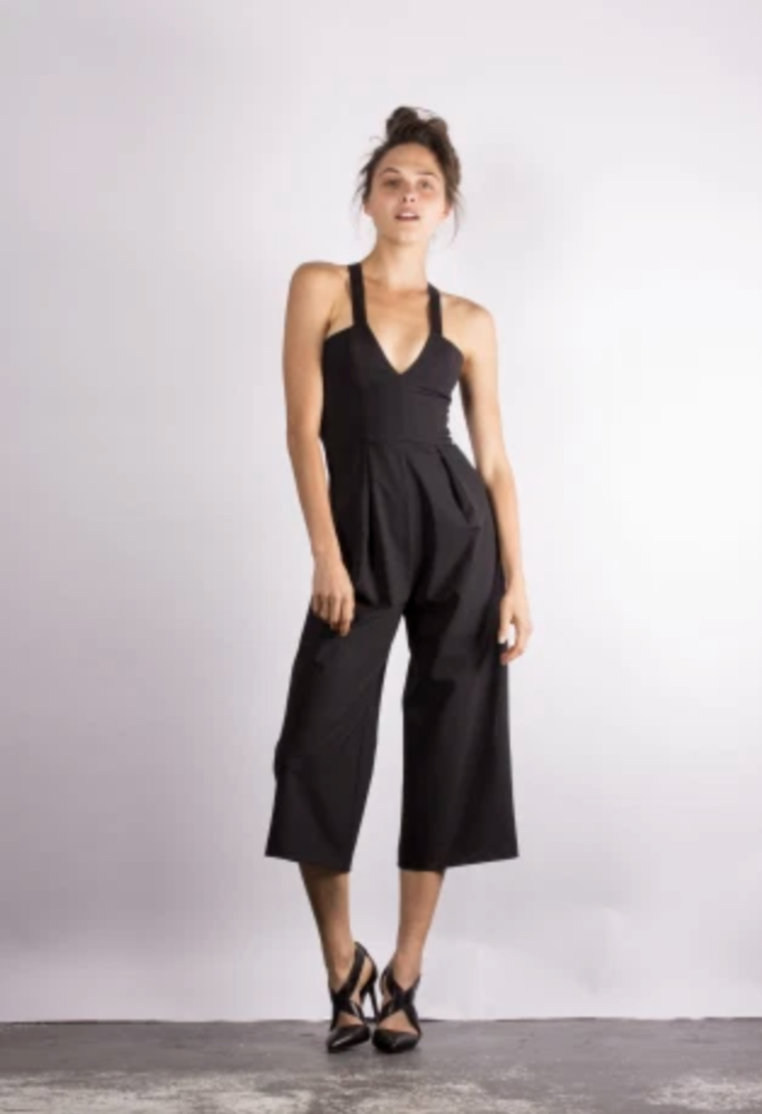 Dion Lee Tux Playsuit Black Size 2 for rent on The Volte - main image