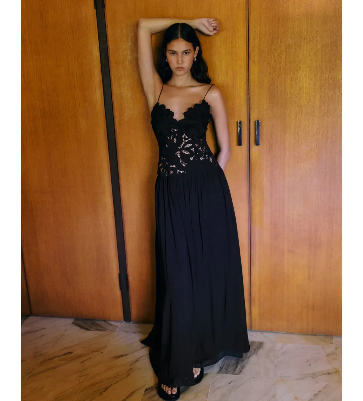 Hansen & Gretel Stephanie Maxi in Cedarwood Size M/AU10 - Image 2