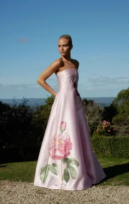 Aston Studio Audrey Dress in Baby Fleur Floral Maxi Size 8 for rent on The Volte - image 1