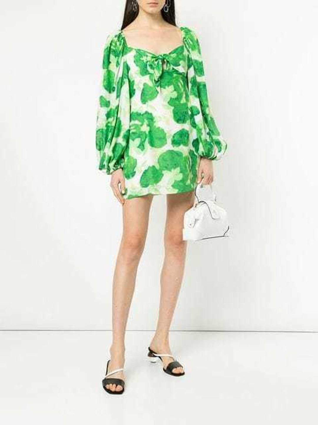 Alice McCALL Lover to Lover Mini Dress in Acid Fern Size 10 for rent on The Volte - main image