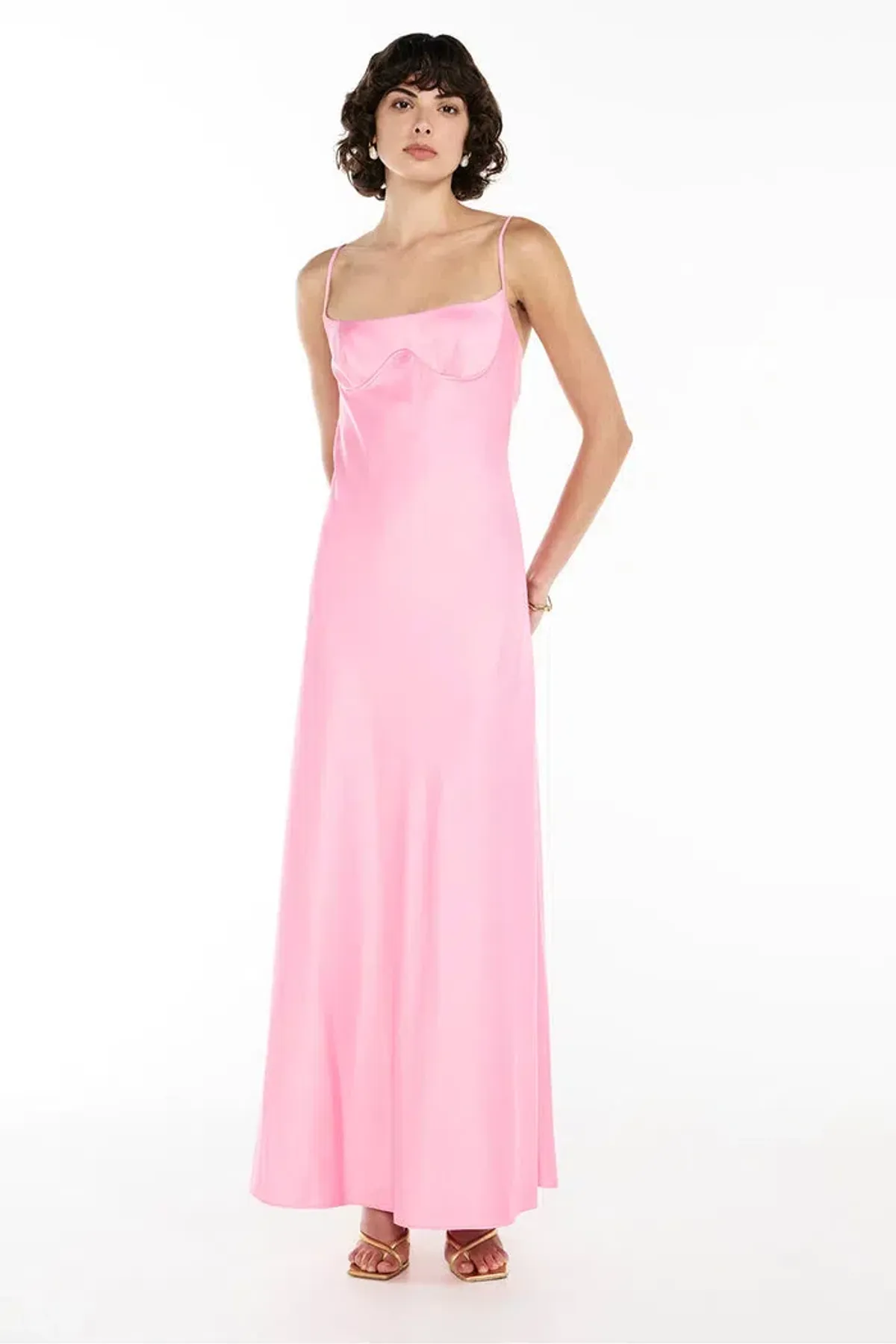 Manning Cartell Save The Date Slip Dress Pink Size 10 - Image 3