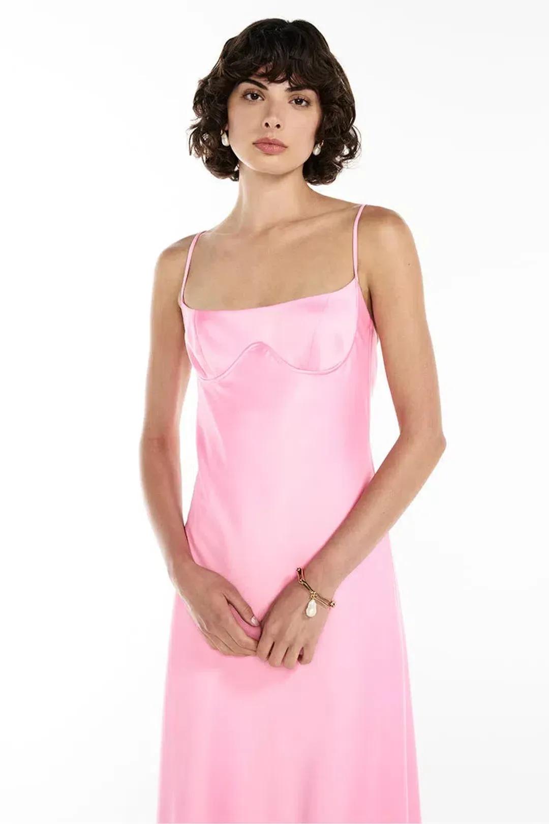 Manning Cartell Save The Date Slip Dress Pink Size 10 for rent on The Volte - main image