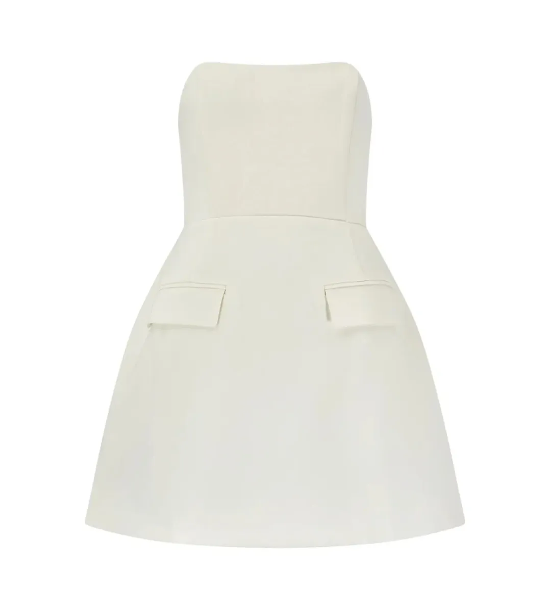 Odd Muse The Ultimate Muse Strapless Dress in White Size S / AU 8 for rent on The Volte - main image