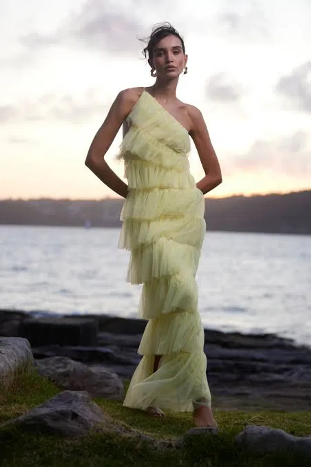 Sonya Moda Ravenna Dress Primrose Maxi Size AU 12 for rent on The Volte - main image
