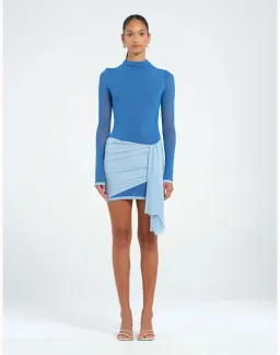 Benni Kingsley Mini Dress Blue Size 8 for rent on The Volte - image 1