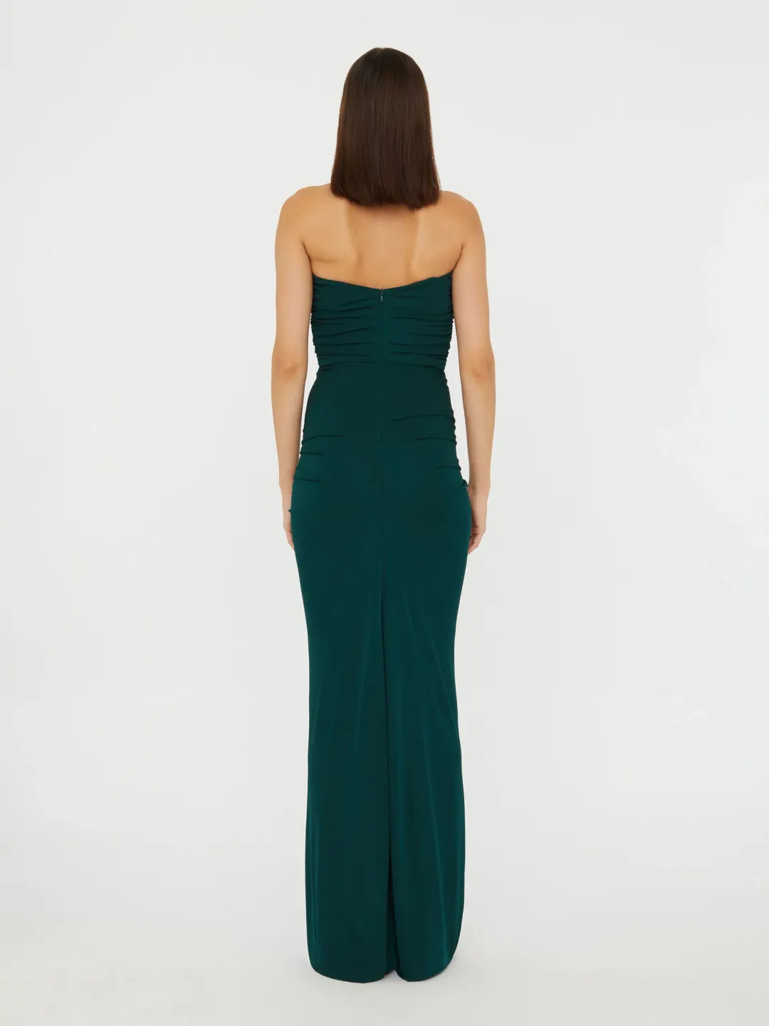 Christopher Esber Bezel Quartz Disconnect Dress Evergreen Size 6 for rent on The Volte - main image