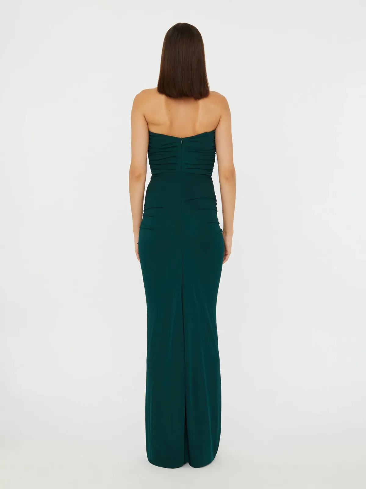 Christopher Esber Bezel Quartz Disconnect Dress Evergreen Size 6 - Image 2