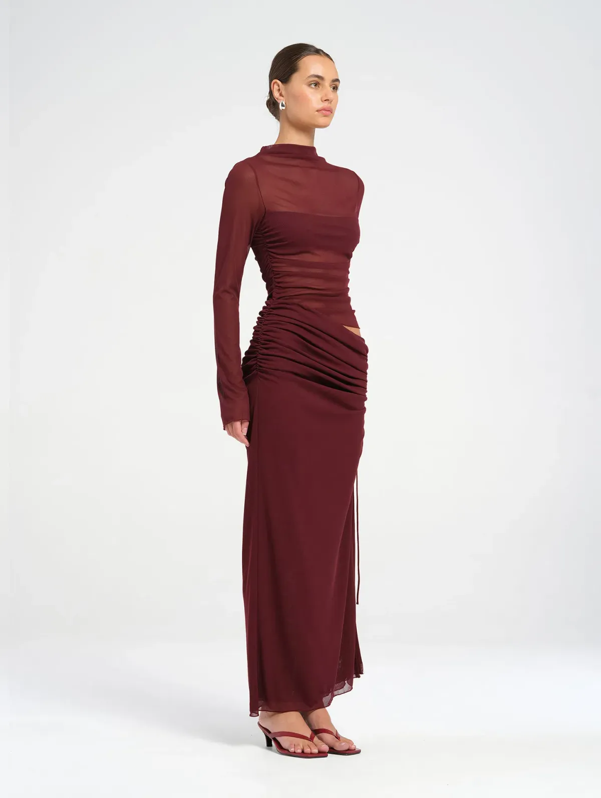 Benni Mable Maxi Dress Plum Size 10 - Image 2